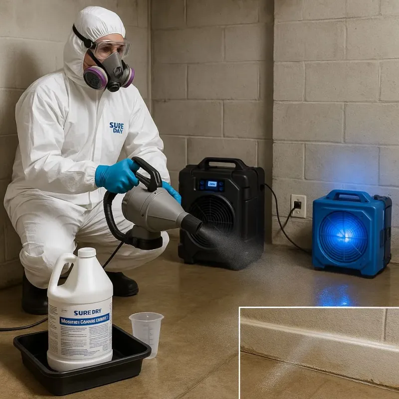 Sanitization and Odor Removal process in Winsted, CT